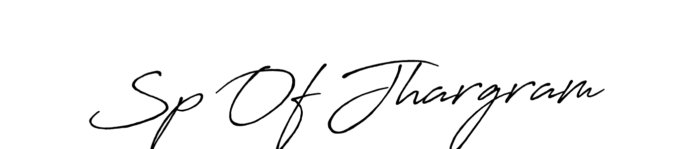 Also we have Sp Of Jhargram name is the best signature style. Create professional handwritten signature collection using Antro_Vectra_Bolder autograph style. Sp Of Jhargram signature style 7 images and pictures png