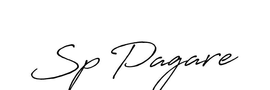 How to make Sp Pagare name signature. Use Antro_Vectra_Bolder style for creating short signs online. This is the latest handwritten sign. Sp Pagare signature style 7 images and pictures png