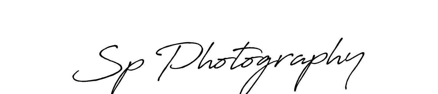 Use a signature maker to create a handwritten signature online. With this signature software, you can design (Antro_Vectra_Bolder) your own signature for name Sp Photography. Sp Photography signature style 7 images and pictures png