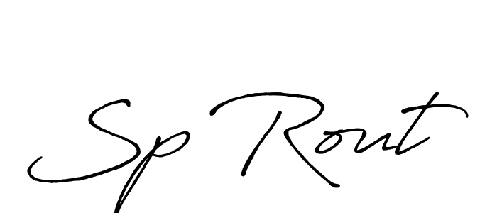 Design your own signature with our free online signature maker. With this signature software, you can create a handwritten (Antro_Vectra_Bolder) signature for name Sp Rout. Sp Rout signature style 7 images and pictures png