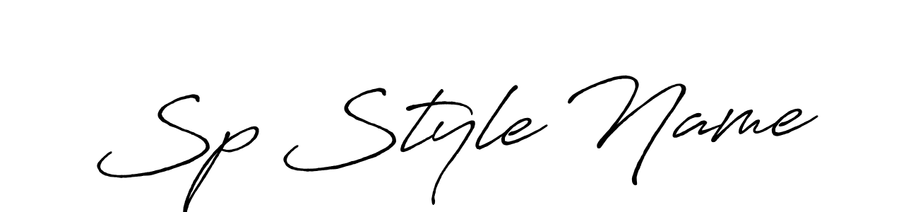 Sp Style Name stylish signature style. Best Handwritten Sign (Antro_Vectra_Bolder) for my name. Handwritten Signature Collection Ideas for my name Sp Style Name. Sp Style Name signature style 7 images and pictures png