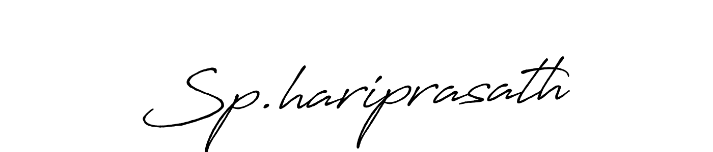 Make a beautiful signature design for name Sp.hariprasath. Use this online signature maker to create a handwritten signature for free. Sp.hariprasath signature style 7 images and pictures png