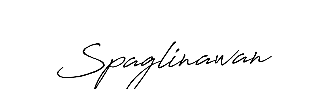 How to make Spaglinawan name signature. Use Antro_Vectra_Bolder style for creating short signs online. This is the latest handwritten sign. Spaglinawan signature style 7 images and pictures png