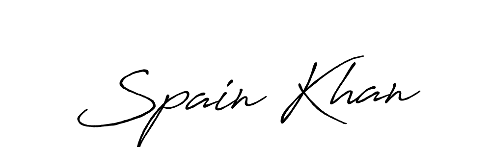Make a short Spain Khan signature style. Manage your documents anywhere anytime using Antro_Vectra_Bolder. Create and add eSignatures, submit forms, share and send files easily. Spain Khan signature style 7 images and pictures png