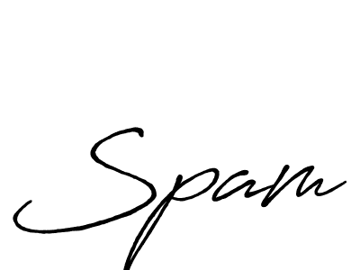 Spam stylish signature style. Best Handwritten Sign (Antro_Vectra_Bolder) for my name. Handwritten Signature Collection Ideas for my name Spam. Spam signature style 7 images and pictures png