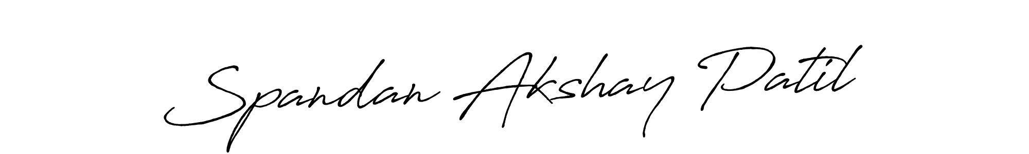 It looks lik you need a new signature style for name Spandan Akshay Patil. Design unique handwritten (Antro_Vectra_Bolder) signature with our free signature maker in just a few clicks. Spandan Akshay Patil signature style 7 images and pictures png