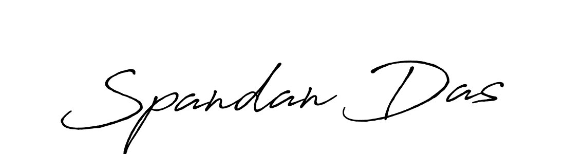 How to make Spandan Das name signature. Use Antro_Vectra_Bolder style for creating short signs online. This is the latest handwritten sign. Spandan Das signature style 7 images and pictures png
