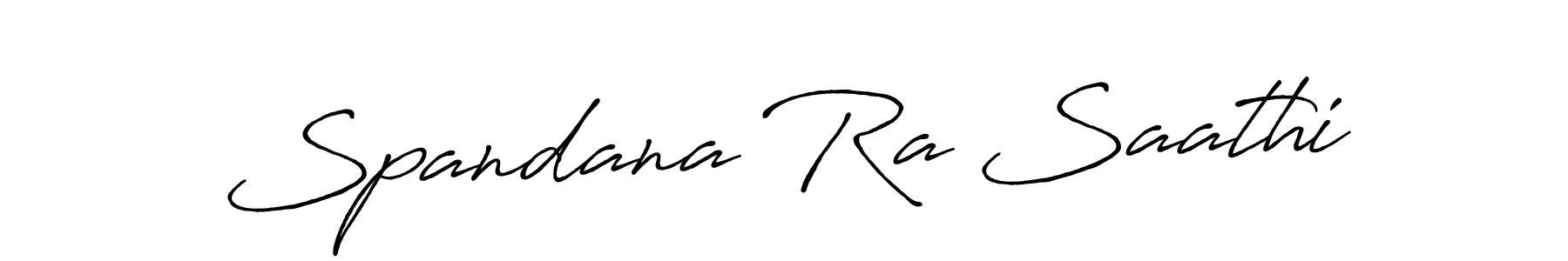 Once you've used our free online signature maker to create your best signature Antro_Vectra_Bolder style, it's time to enjoy all of the benefits that Spandana Ra Saathi name signing documents. Spandana Ra Saathi signature style 7 images and pictures png