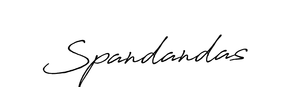 How to make Spandandas signature? Antro_Vectra_Bolder is a professional autograph style. Create handwritten signature for Spandandas name. Spandandas signature style 7 images and pictures png