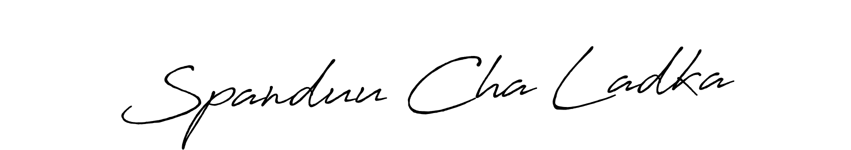 Make a short Spanduu Cha Ladka signature style. Manage your documents anywhere anytime using Antro_Vectra_Bolder. Create and add eSignatures, submit forms, share and send files easily. Spanduu Cha Ladka signature style 7 images and pictures png