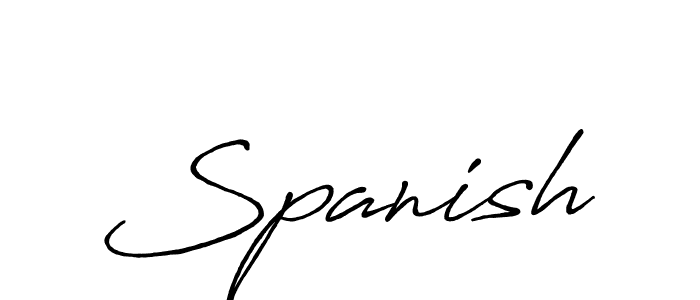 How to make Spanish name signature. Use Antro_Vectra_Bolder style for creating short signs online. This is the latest handwritten sign. Spanish signature style 7 images and pictures png