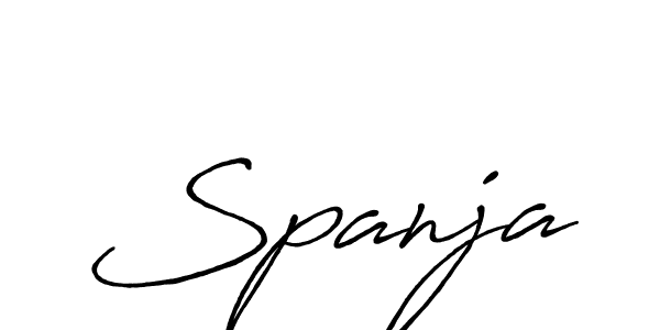 How to Draw Spanja signature style? Antro_Vectra_Bolder is a latest design signature styles for name Spanja. Spanja signature style 7 images and pictures png
