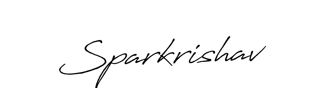 Similarly Antro_Vectra_Bolder is the best handwritten signature design. Signature creator online .You can use it as an online autograph creator for name Sparkrishav. Sparkrishav signature style 7 images and pictures png