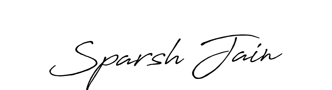 Once you've used our free online signature maker to create your best signature Antro_Vectra_Bolder style, it's time to enjoy all of the benefits that Sparsh Jain name signing documents. Sparsh Jain signature style 7 images and pictures png