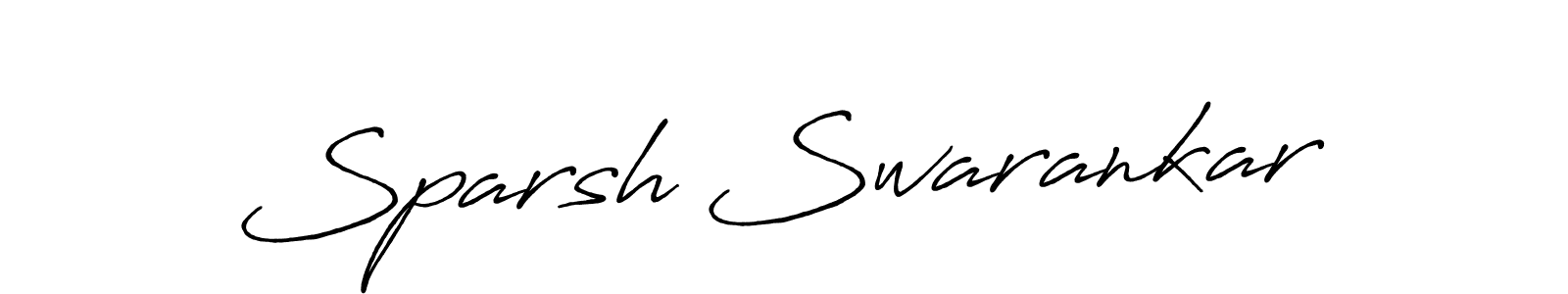 It looks lik you need a new signature style for name Sparsh Swarankar. Design unique handwritten (Antro_Vectra_Bolder) signature with our free signature maker in just a few clicks. Sparsh Swarankar signature style 7 images and pictures png