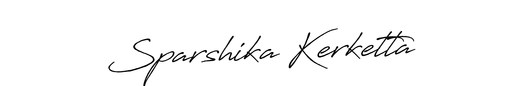 Use a signature maker to create a handwritten signature online. With this signature software, you can design (Antro_Vectra_Bolder) your own signature for name Sparshika Kerketta. Sparshika Kerketta signature style 7 images and pictures png