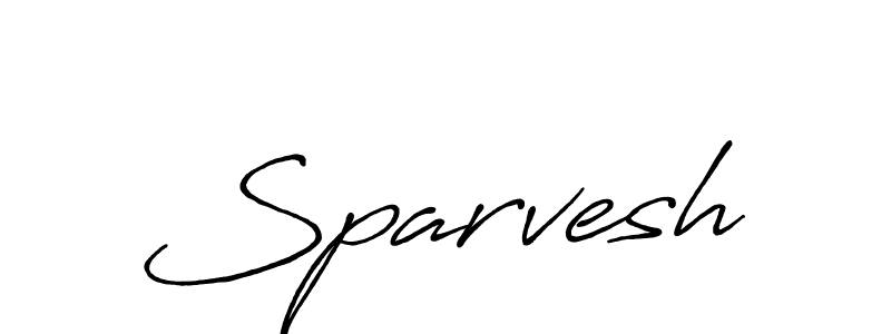 Also we have Sparvesh name is the best signature style. Create professional handwritten signature collection using Antro_Vectra_Bolder autograph style. Sparvesh signature style 7 images and pictures png