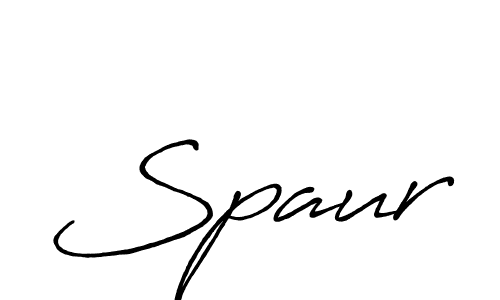 Create a beautiful signature design for name Spaur. With this signature (Antro_Vectra_Bolder) fonts, you can make a handwritten signature for free. Spaur signature style 7 images and pictures png