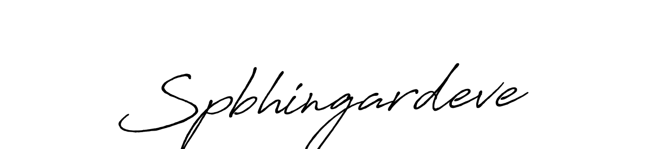Design your own signature with our free online signature maker. With this signature software, you can create a handwritten (Antro_Vectra_Bolder) signature for name Spbhingardeve. Spbhingardeve signature style 7 images and pictures png