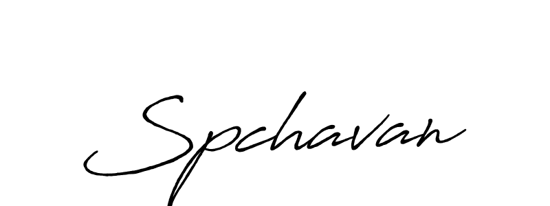 Also we have Spchavan name is the best signature style. Create professional handwritten signature collection using Antro_Vectra_Bolder autograph style. Spchavan signature style 7 images and pictures png