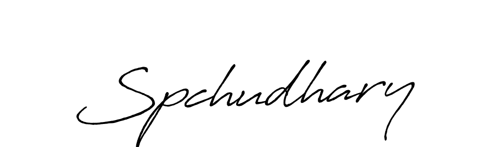 You should practise on your own different ways (Antro_Vectra_Bolder) to write your name (Spchudhary) in signature. don't let someone else do it for you. Spchudhary signature style 7 images and pictures png