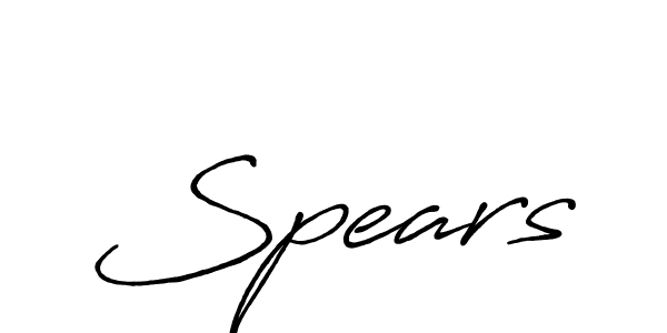 You should practise on your own different ways (Antro_Vectra_Bolder) to write your name (Spears) in signature. don't let someone else do it for you. Spears signature style 7 images and pictures png