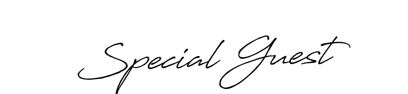 Make a short Special Guest signature style. Manage your documents anywhere anytime using Antro_Vectra_Bolder. Create and add eSignatures, submit forms, share and send files easily. Special Guest signature style 7 images and pictures png