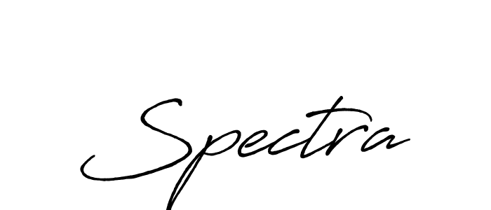 Use a signature maker to create a handwritten signature online. With this signature software, you can design (Antro_Vectra_Bolder) your own signature for name Spectra. Spectra signature style 7 images and pictures png