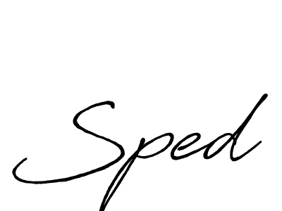 Similarly Antro_Vectra_Bolder is the best handwritten signature design. Signature creator online .You can use it as an online autograph creator for name Sped. Sped signature style 7 images and pictures png