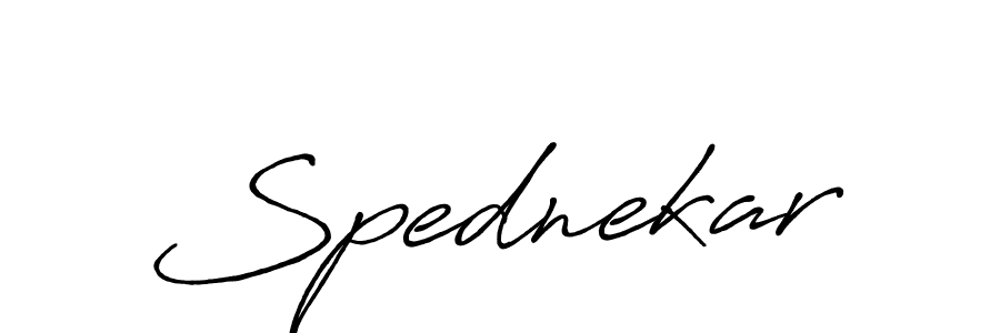 Also You can easily find your signature by using the search form. We will create Spednekar name handwritten signature images for you free of cost using Antro_Vectra_Bolder sign style. Spednekar signature style 7 images and pictures png