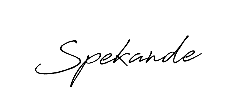 Spekande stylish signature style. Best Handwritten Sign (Antro_Vectra_Bolder) for my name. Handwritten Signature Collection Ideas for my name Spekande. Spekande signature style 7 images and pictures png