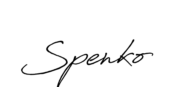 How to make Spenko name signature. Use Antro_Vectra_Bolder style for creating short signs online. This is the latest handwritten sign. Spenko signature style 7 images and pictures png