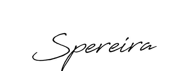 Spereira stylish signature style. Best Handwritten Sign (Antro_Vectra_Bolder) for my name. Handwritten Signature Collection Ideas for my name Spereira. Spereira signature style 7 images and pictures png