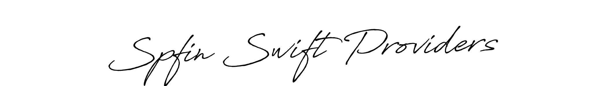 Spfin Swift Providers stylish signature style. Best Handwritten Sign (Antro_Vectra_Bolder) for my name. Handwritten Signature Collection Ideas for my name Spfin Swift Providers. Spfin Swift Providers signature style 7 images and pictures png