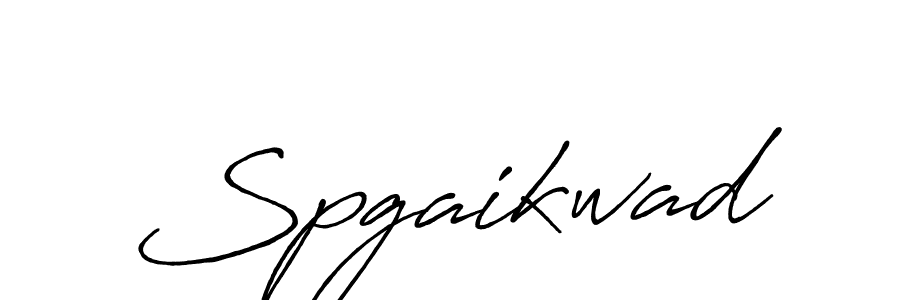 Use a signature maker to create a handwritten signature online. With this signature software, you can design (Antro_Vectra_Bolder) your own signature for name Spgaikwad. Spgaikwad signature style 7 images and pictures png