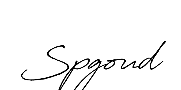 How to Draw Spgoud signature style? Antro_Vectra_Bolder is a latest design signature styles for name Spgoud. Spgoud signature style 7 images and pictures png