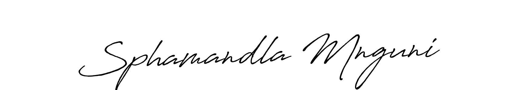 Also we have Sphamandla Mnguni name is the best signature style. Create professional handwritten signature collection using Antro_Vectra_Bolder autograph style. Sphamandla Mnguni signature style 7 images and pictures png
