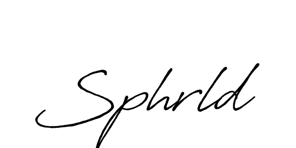 Sphrld stylish signature style. Best Handwritten Sign (Antro_Vectra_Bolder) for my name. Handwritten Signature Collection Ideas for my name Sphrld. Sphrld signature style 7 images and pictures png