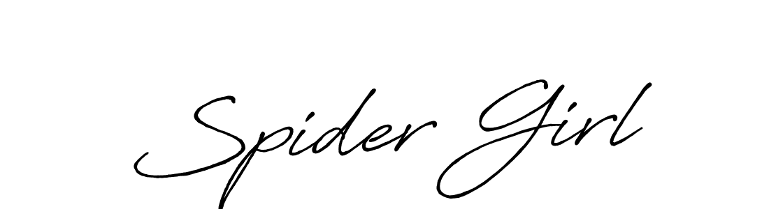Also You can easily find your signature by using the search form. We will create Spider Girl name handwritten signature images for you free of cost using Antro_Vectra_Bolder sign style. Spider Girl signature style 7 images and pictures png