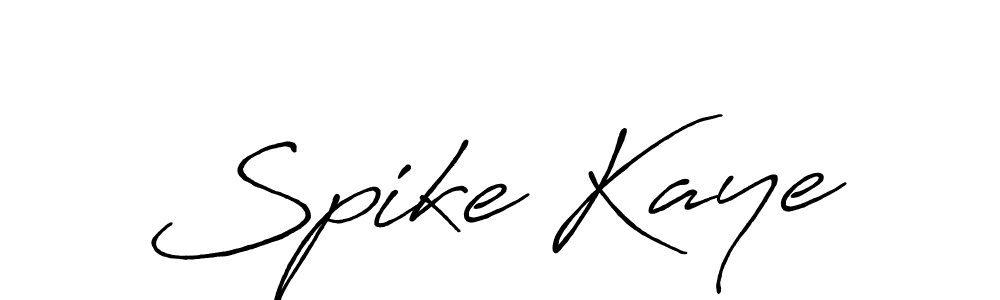 Once you've used our free online signature maker to create your best signature Antro_Vectra_Bolder style, it's time to enjoy all of the benefits that Spike Kaye name signing documents. Spike Kaye signature style 7 images and pictures png