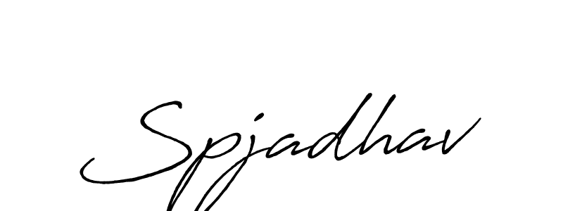How to Draw Spjadhav signature style? Antro_Vectra_Bolder is a latest design signature styles for name Spjadhav. Spjadhav signature style 7 images and pictures png