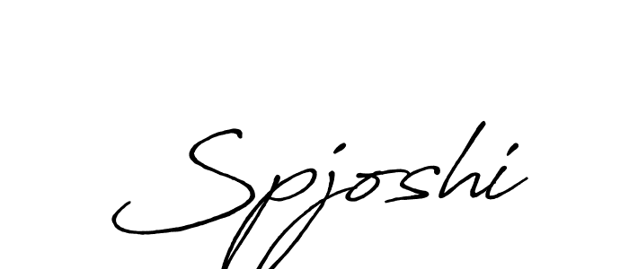 Also we have Spjoshi name is the best signature style. Create professional handwritten signature collection using Antro_Vectra_Bolder autograph style. Spjoshi signature style 7 images and pictures png