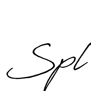 You should practise on your own different ways (Antro_Vectra_Bolder) to write your name (Spl) in signature. don't let someone else do it for you. Spl signature style 7 images and pictures png