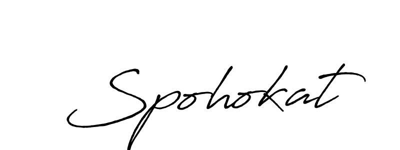 You should practise on your own different ways (Antro_Vectra_Bolder) to write your name (Spohokat) in signature. don't let someone else do it for you. Spohokat signature style 7 images and pictures png