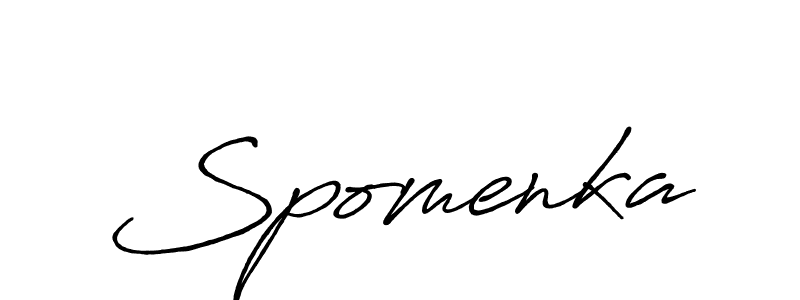 It looks lik you need a new signature style for name Spomenka. Design unique handwritten (Antro_Vectra_Bolder) signature with our free signature maker in just a few clicks. Spomenka signature style 7 images and pictures png