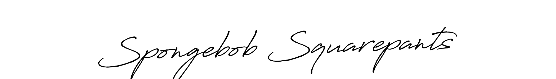 Design your own signature with our free online signature maker. With this signature software, you can create a handwritten (Antro_Vectra_Bolder) signature for name Spongebob Squarepants. Spongebob Squarepants signature style 7 images and pictures png