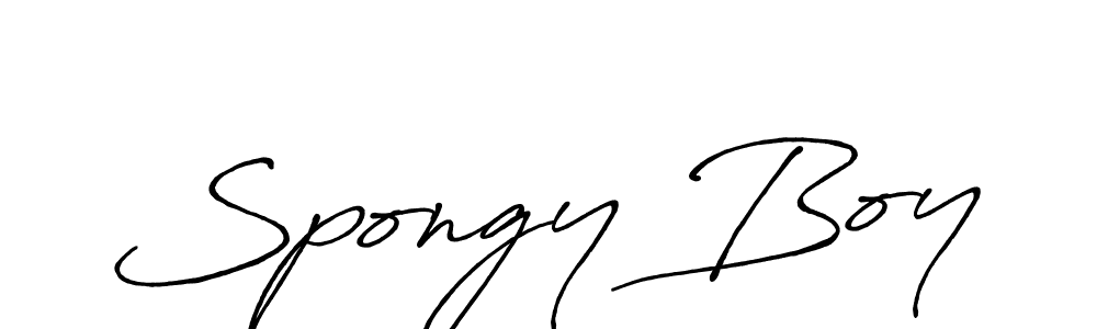 Once you've used our free online signature maker to create your best signature Antro_Vectra_Bolder style, it's time to enjoy all of the benefits that Spongy Boy name signing documents. Spongy Boy signature style 7 images and pictures png