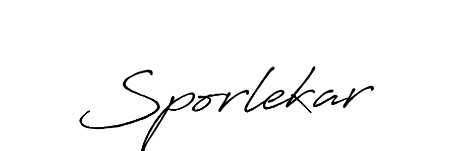 The best way (Antro_Vectra_Bolder) to make a short signature is to pick only two or three words in your name. The name Sporlekar include a total of six letters. For converting this name. Sporlekar signature style 7 images and pictures png
