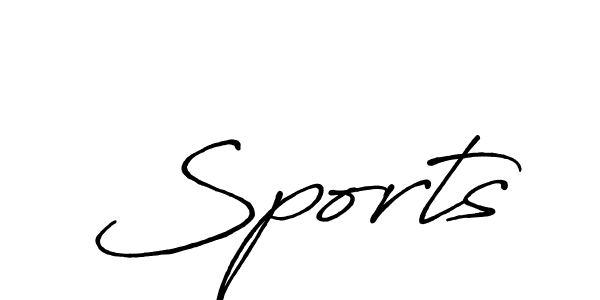 Also we have Sports name is the best signature style. Create professional handwritten signature collection using Antro_Vectra_Bolder autograph style. Sports signature style 7 images and pictures png