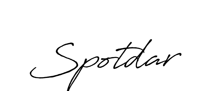 It looks lik you need a new signature style for name Spotdar. Design unique handwritten (Antro_Vectra_Bolder) signature with our free signature maker in just a few clicks. Spotdar signature style 7 images and pictures png